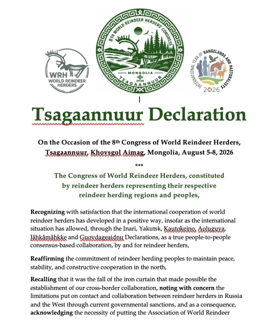 Tsagaannuur declaration
